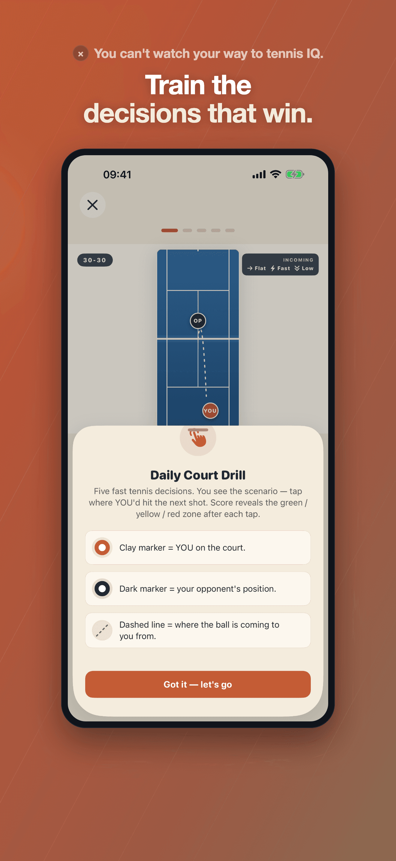 DropVolley — Decision drill