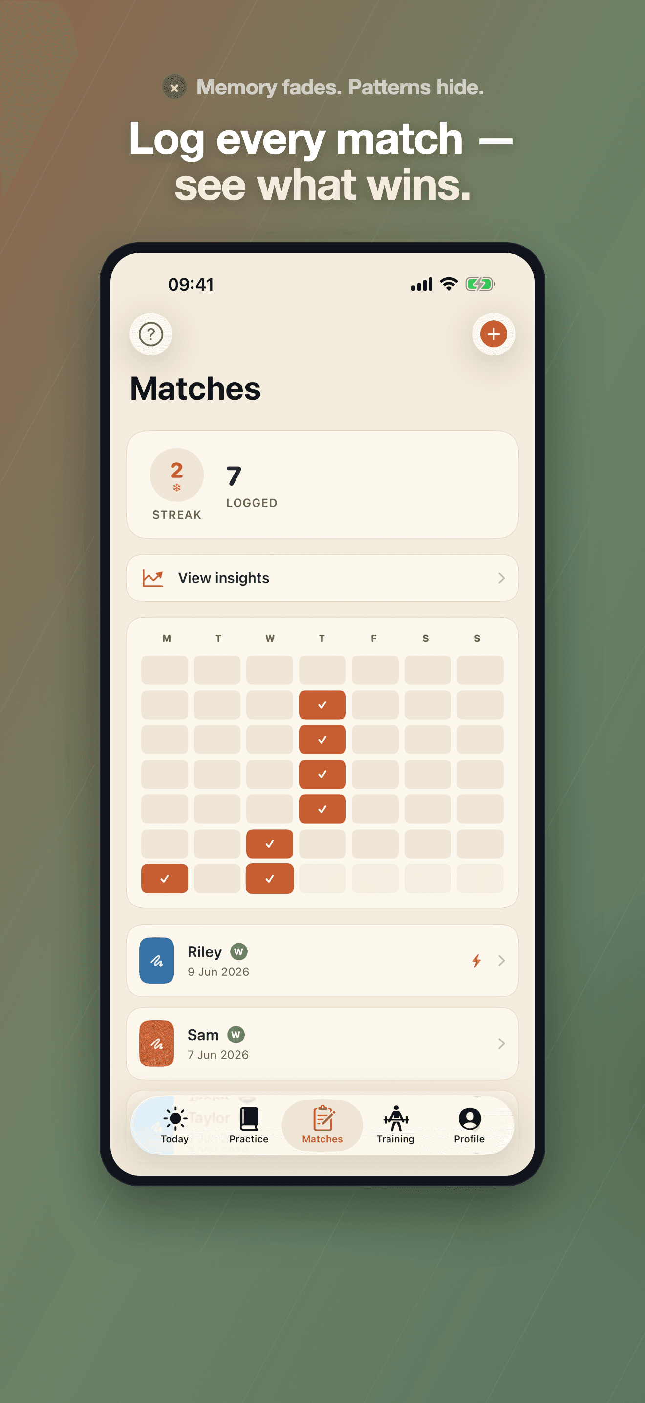 DropVolley — Match journal