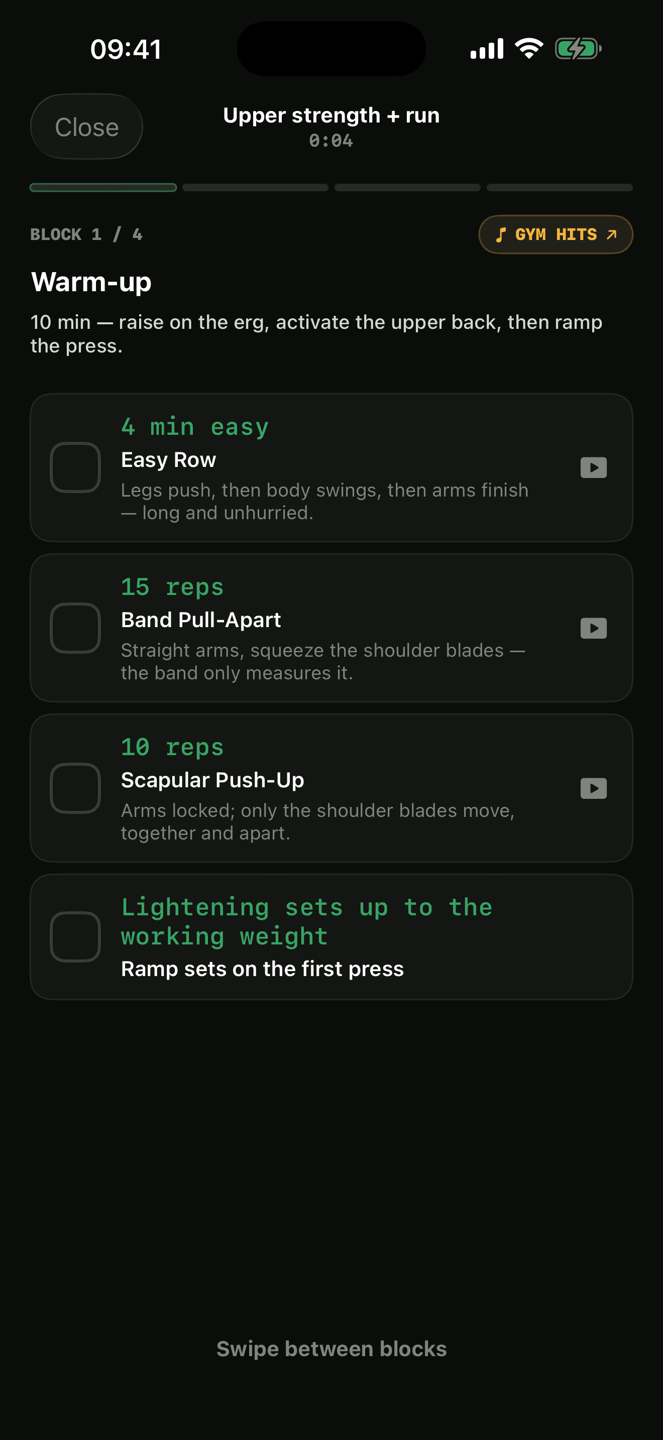 Hybrid Athlete: Training Plans — Session